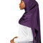 Premium Satin Hijab - Grape Juice