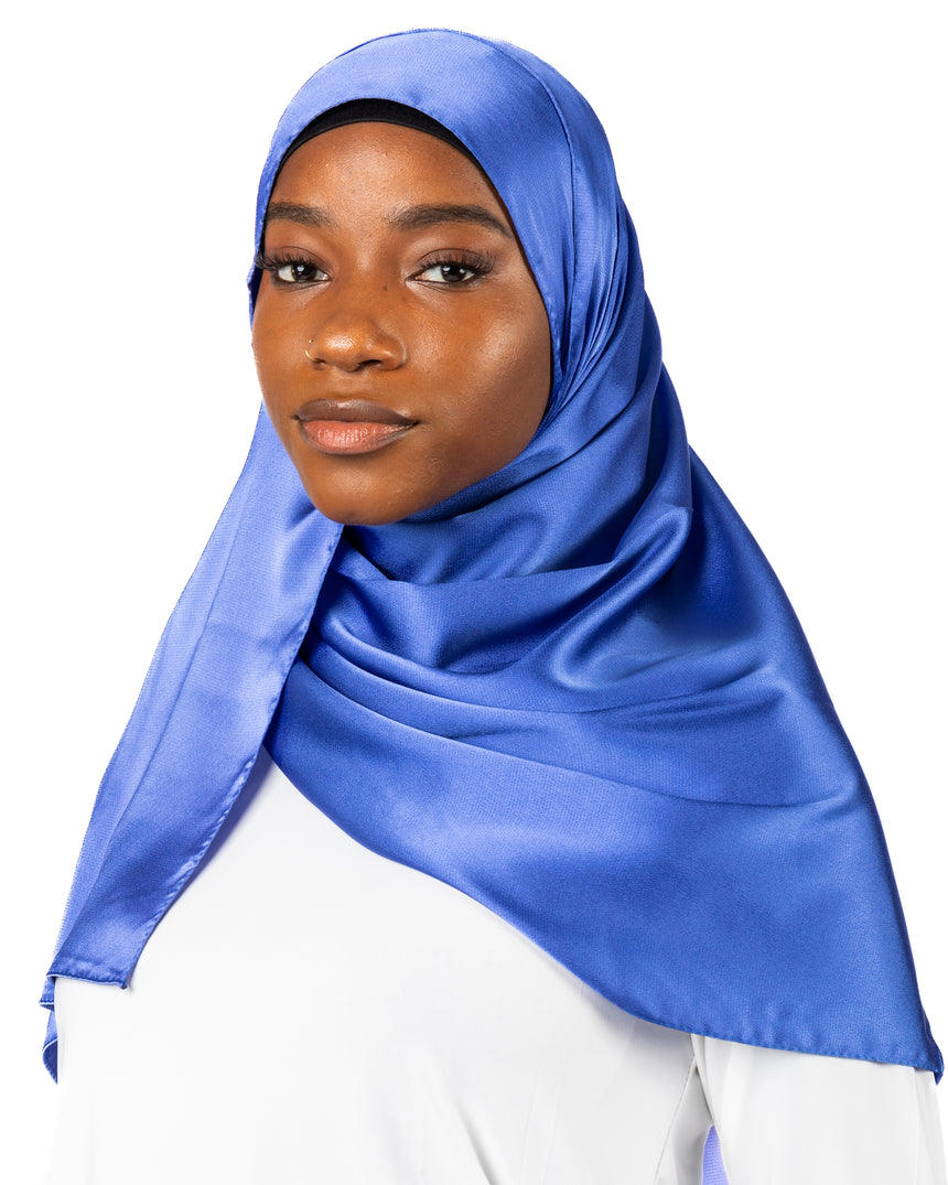 Premium Satin Hijab - Cloud 9