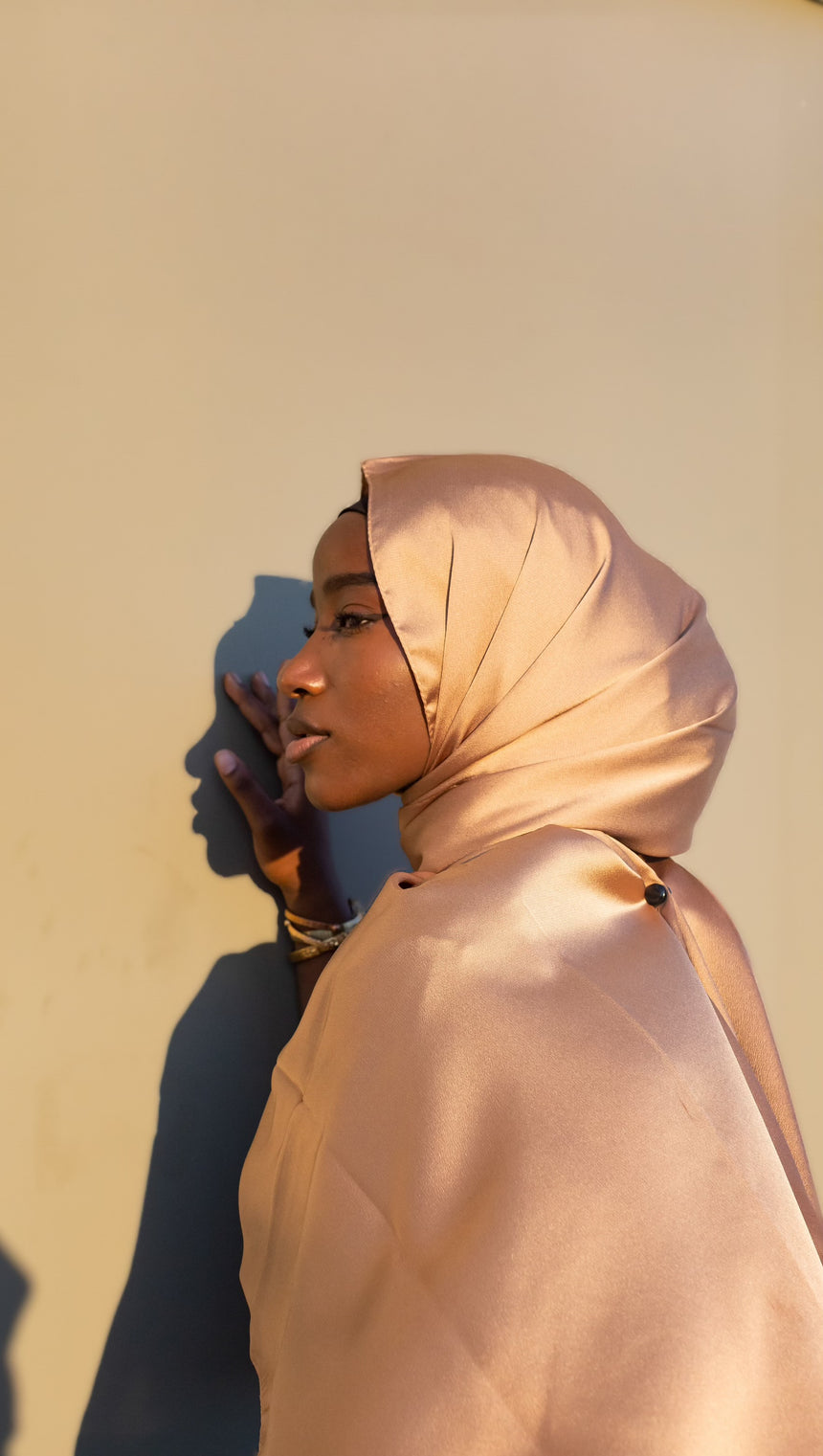 Premium Satin Hijab - Sand dunes