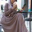 SIMPLY Abaya - Nude Lavender