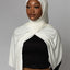 'Jersey ' Maxi Hijab - Milk Foam