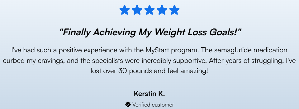 My Start GLP-1 Customer Reviews